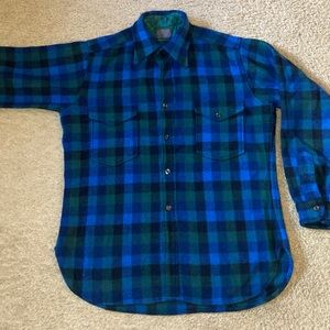 Vintage Pendleton 100% wool thick shirt/jacket large